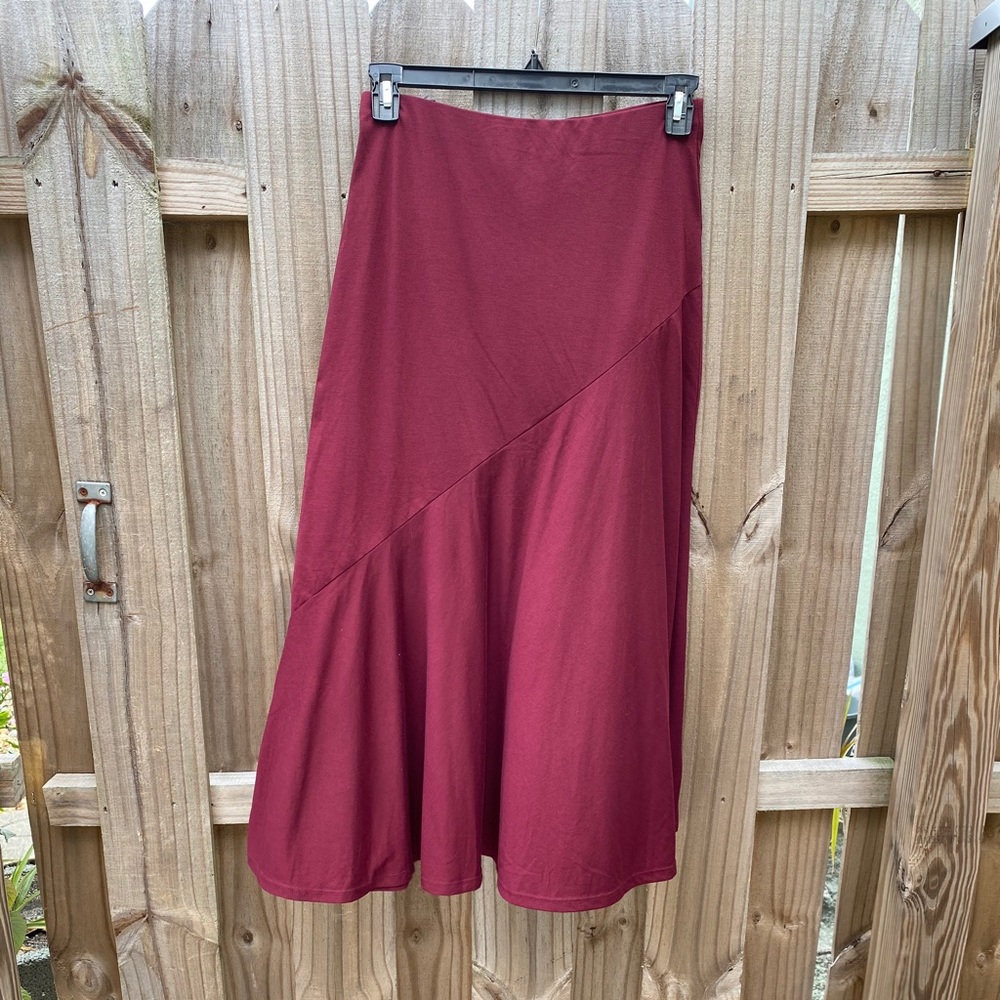 NWT AMERICAN LIVING MERLOT SKIRT - Picture 1 of 3